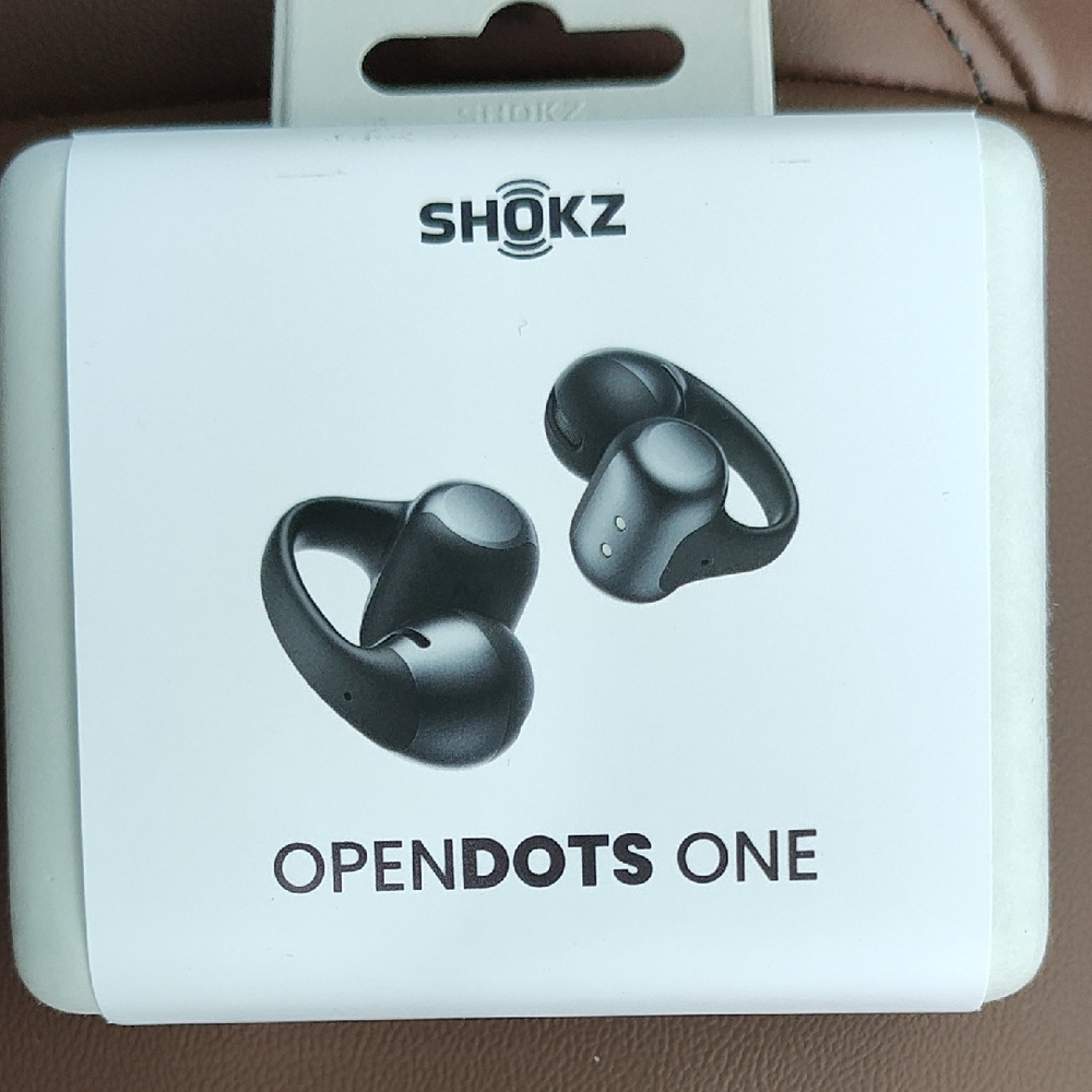 Shokz OpenDots One Wireless Earbuds BLACK, New